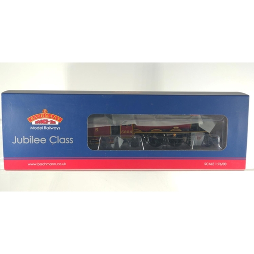 57 - Jubilee 5664 Nelson LMS Crimson Stanier Tender, DCC ready. Manufactured by Bachmann. Makers Catalogu... 