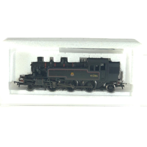 80 - Ivatt Tank 41286 Push/Pull Fitted BR Lined Black E/Crest Weathered. Manufactured by Bachmann. Makers... 