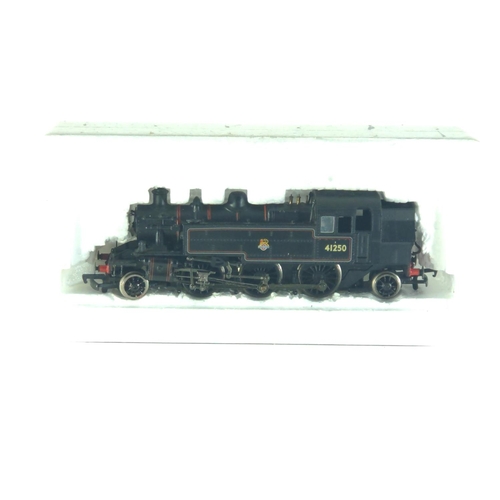 82 - Ivatt 2-6-2 Tank 41313 BR Lined Black. Manufactured by Bachmann. Makers Catalogue no 31-452