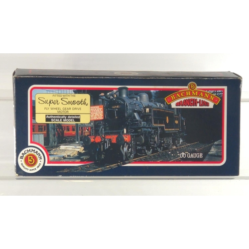 86 - Ivatt 2-6-2 Tank 41313 BR Lined Black. Manufactured by Bachmann. Makers Catalogue no 31-452