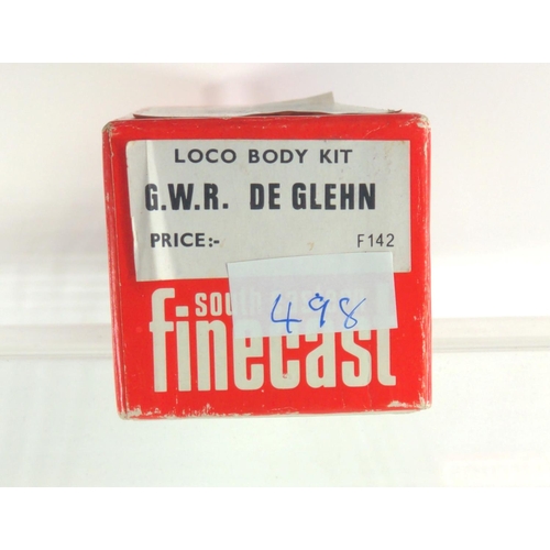 498 - GWR De Glehn metal kit (constructed & painted). Manufactured by Finecast. Makers Catalogue no F1... 