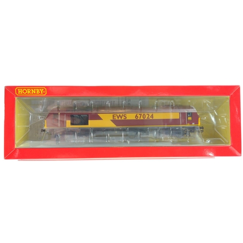 177 - EWS Class 67 67024, DCC fitted. Manufactured by Hornby. Makers Catalogue no R3349