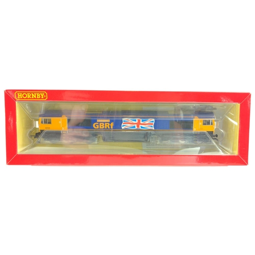 195 - GBRf Co-Co Class 66 Golden Jubilee 66705, DCC ready. Manufactured by Hornby. Makers Catalogue no R37... 