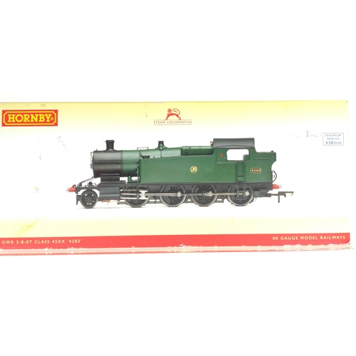 213 - GWR 2-8-0T Class 42XX 4283, DCC ready. Manufactured by Hornby. Makers Catalogue no R3123