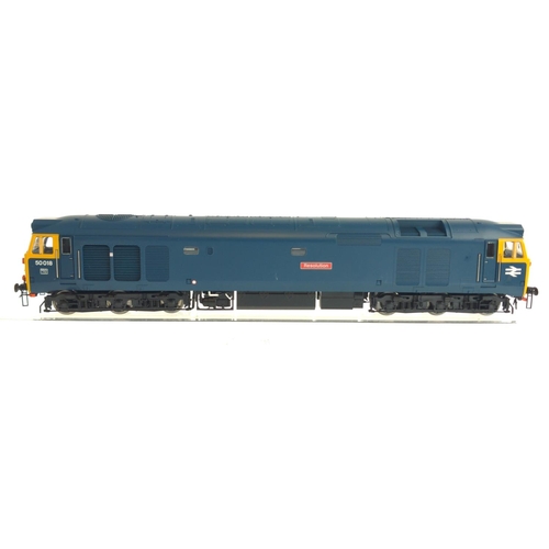 419 - BR Co-Co Diesel Electric Class 50 Locomotive Resolution, DCC ready. Manufactured by Hornby. Makers C... 