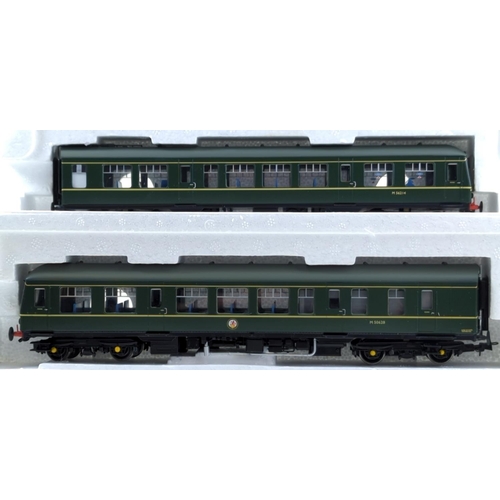 74 - Class 108 DMU 2 Car BR Green with speed whiskers, DCC ready. Manufactured by Bachmann. Makers Catalo... 