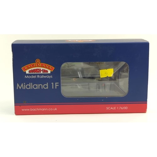 97 - Midland Class 1F 41708 BR Black Late Crest, DCC ready. Manufactured by Bachmann. Makers Catalogue no... 