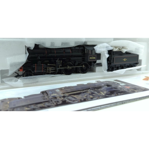 99 - Ivatt Class 4 2-6-0 43106 with tablet catcher L/Crest, DCC ready. Manufactured by Bachmann. Makers C... 