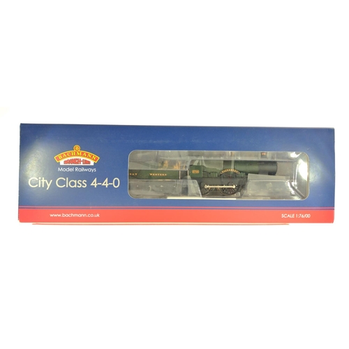 127 - City Class 3708 Killarney GWR Green, DCC ready. Manufactured by Bachmann. Makers Catalogue no 31-728