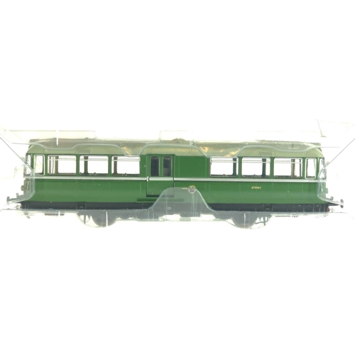 252 - Class 87 Railbus W&M E79961 green gloss, DCC ready. Manufactured by Heljan. Makers Catalogue no 8705... 