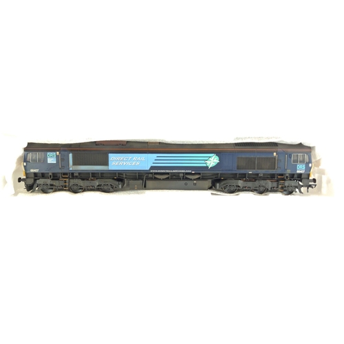 69 - Class 66 Diesel 66407 Direct Rail Sevices, DCC ready. Manufactured by Bachmann. Makers Catalogue no ... 