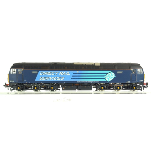 72 - Class 57/0 Locomotive 57011 DRS, DCC ready. Manufactured by Bachmann. Makers Catalogue no 32-754