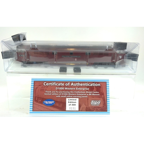 343 - Ltd Edition Cheltenham MC 151 of 300 Class 52 Western Enterprise D1000 Maroon SYP, DCC ready. Manufa... 