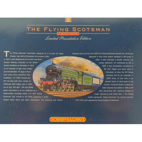 434 - Ltd Edition 2921 of 5000 The Flying Scotsman 1972 - 1975 2 tender set. Manufactured by Hornby. Maker... 