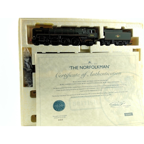 429 - Ltd Edition 1410 of 1500 The Norfolkman Train Pack, DCC ready. Manufactured by Hornby. Makers Catalo... 