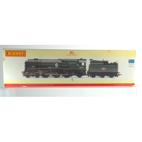 501 - BR Rebuilt Battle of Britain Class 34053 Sir Keith Park, DCC ready No leaflets or cardboard inner sl... 