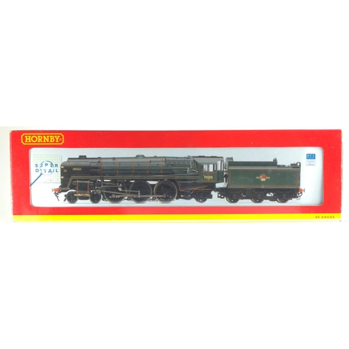 507 - BR 4-6-2 Britannia Class 70015 Apollo - Late Crest, DCC ready. Manufactured by Hornby. Makers Catalo... 