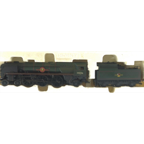 611 - SR 4-6-2 Merchant Navy Class Pacific & Orient Lines Weathered No leaflet or inner slip, DCC read... 