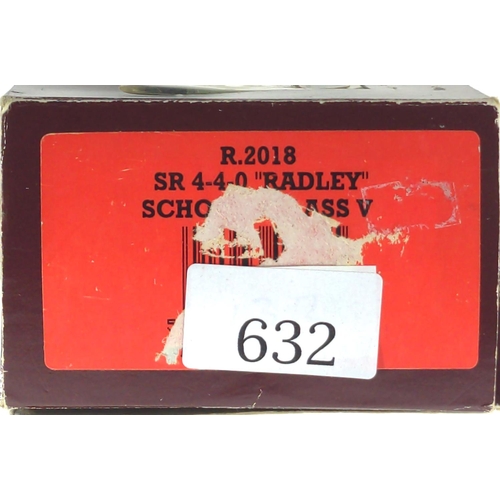 632 - SR 4-4-0 Bradley Schools Class . Manufactured by Hornby. Makers Catalogue No R2018