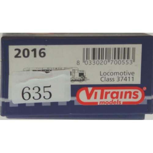 635 - Class 37 Diesel Locomotive 37411, DCC ready. Manufactured by ViTrains. Makers Catalogue No 2016