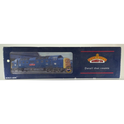 667 - Class 55 Deltic 55 020 Nibus BR Blue. Manufactured by Bachmann. Makers Catalogue No 32-526