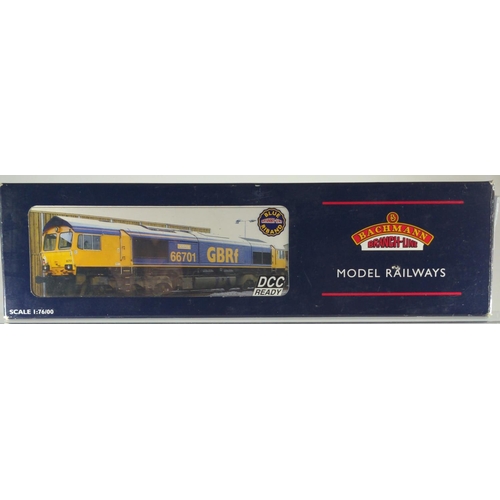 670 - Class 66 Diesel 66701 GBRf No leaflets, DCC ready . Manufactured by Bachmann. Makers Catalogue No 32... 