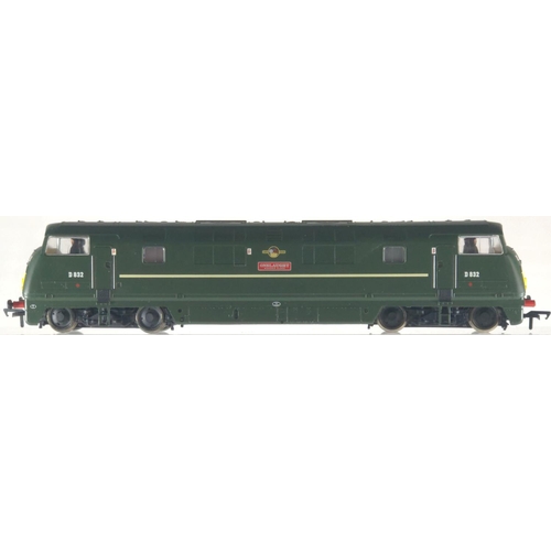 680 - Class 42 Warship Diesel D832 Onslaught BR Green. Manufactured by Bachmann. Makers Catalogue No 32-05... 