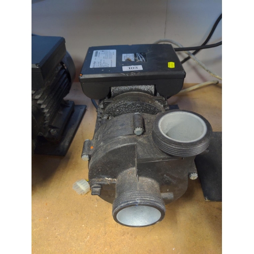 Balboa Niagara Spa Pump - 3HP - 2 Speed. Sold in working order.