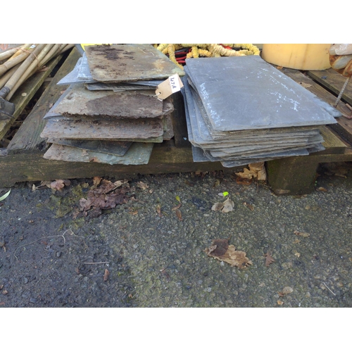 47A - Roofing slates, approx half @ 50cm x 25cm