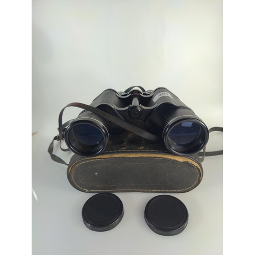 640 - Pair of Hanimex 7x50 binoculars with case