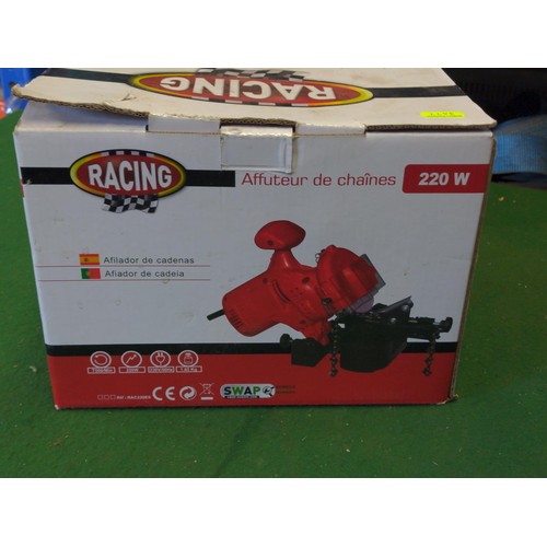 189 - Racing brand chain sharpener. Appears new in box.