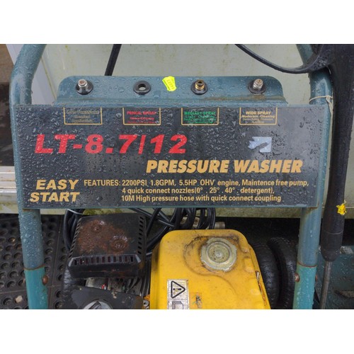 180 - Pressure washer with lance LT/8.7112 PSI 2200 spares and repairs