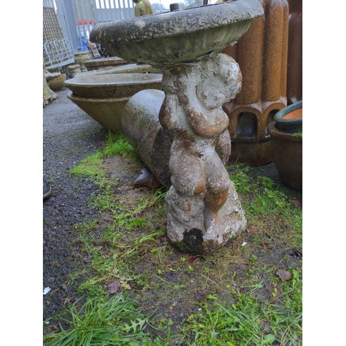 69 - Putto water feature. H59cm