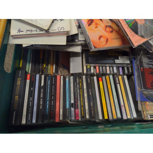 319 - Large collection of CD's mostly jazz and blues, including Tom Waits, Elvis etc. crate not included