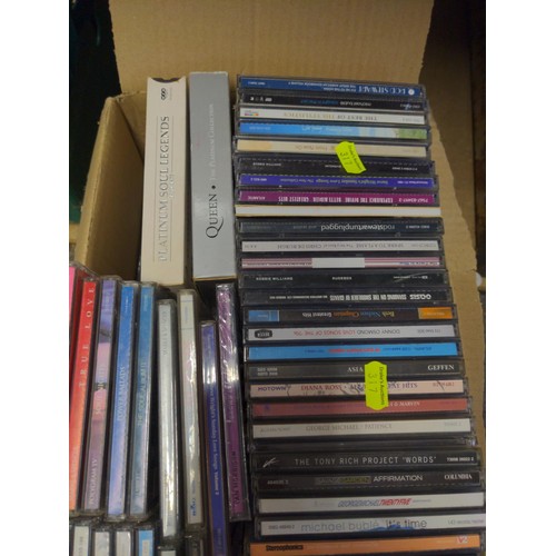 320 - Box full of CD's inc. Take That, Fleetwood Mac, Queen etc.