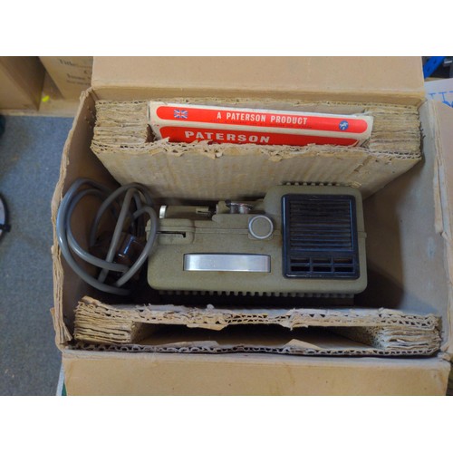 333 - Vintage Kodak Home projector in box, Eumig P8 8mm projector and a Brownie movie camera