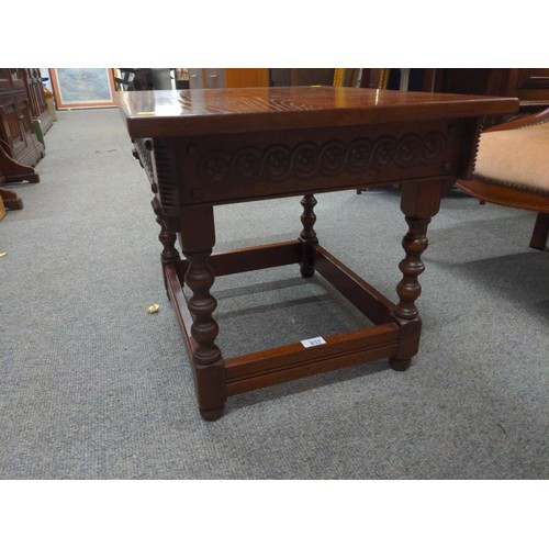 415 - Old Charm side table. 49cm wide x 61cm x height 47.5cm