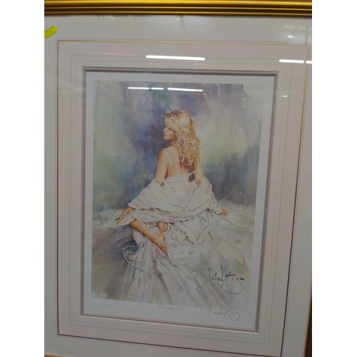 606 - 2 x Gordon King signed ltd. edition prints. Titled Caterina & Shadows.