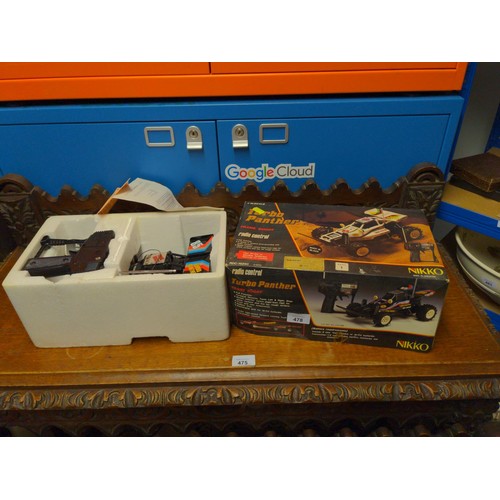 478 - Turbo Panther RC buggy in box, untested