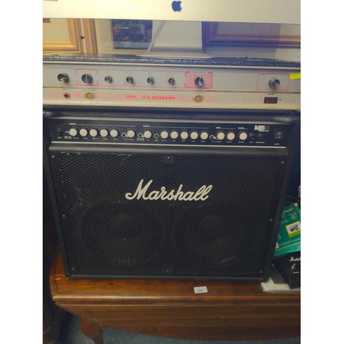 1161 - Marshall V-S Baseamp MB Series B4210. Full working order. Together with jack plug leads & Marsha... 