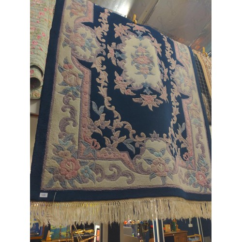 1228 - large Chinese central medallion rug 160x260cm