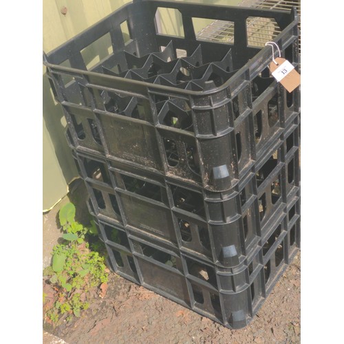 13 - 3x bottle crates