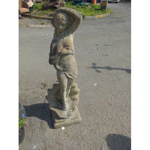 3 - Concrete Venus garden statue. H111cm