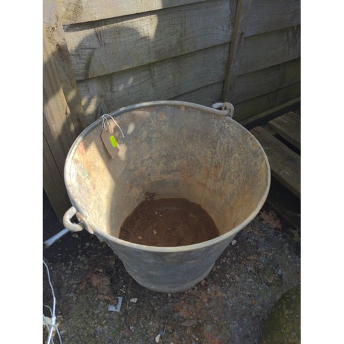 74 - Galvanised bucket