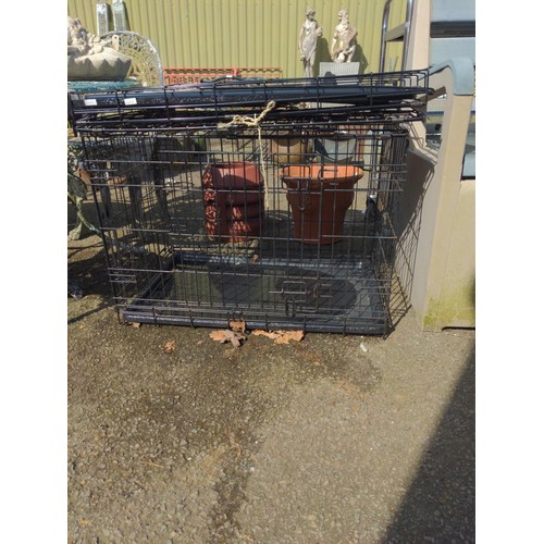 83 - 2x Small/medium dog crate. L76cm x 47cm x H54cm