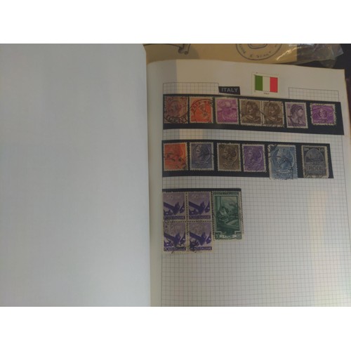 541 - Small collection of First Day Covers, part filled stamp album, a book of A story Of British Achievem... 