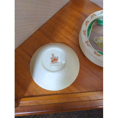 459 - Royal Doulton Bunnykins nursery dish and bowl.