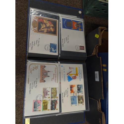 484 - Collection of ephemera inc. two framed C19th receipts, three albums of 1970's first day covers, stam... 