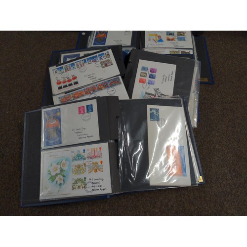 484 - Collection of ephemera inc. two framed C19th receipts, three albums of 1970's first day covers, stam... 