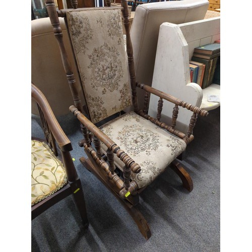 719 - American style rocking chair. 